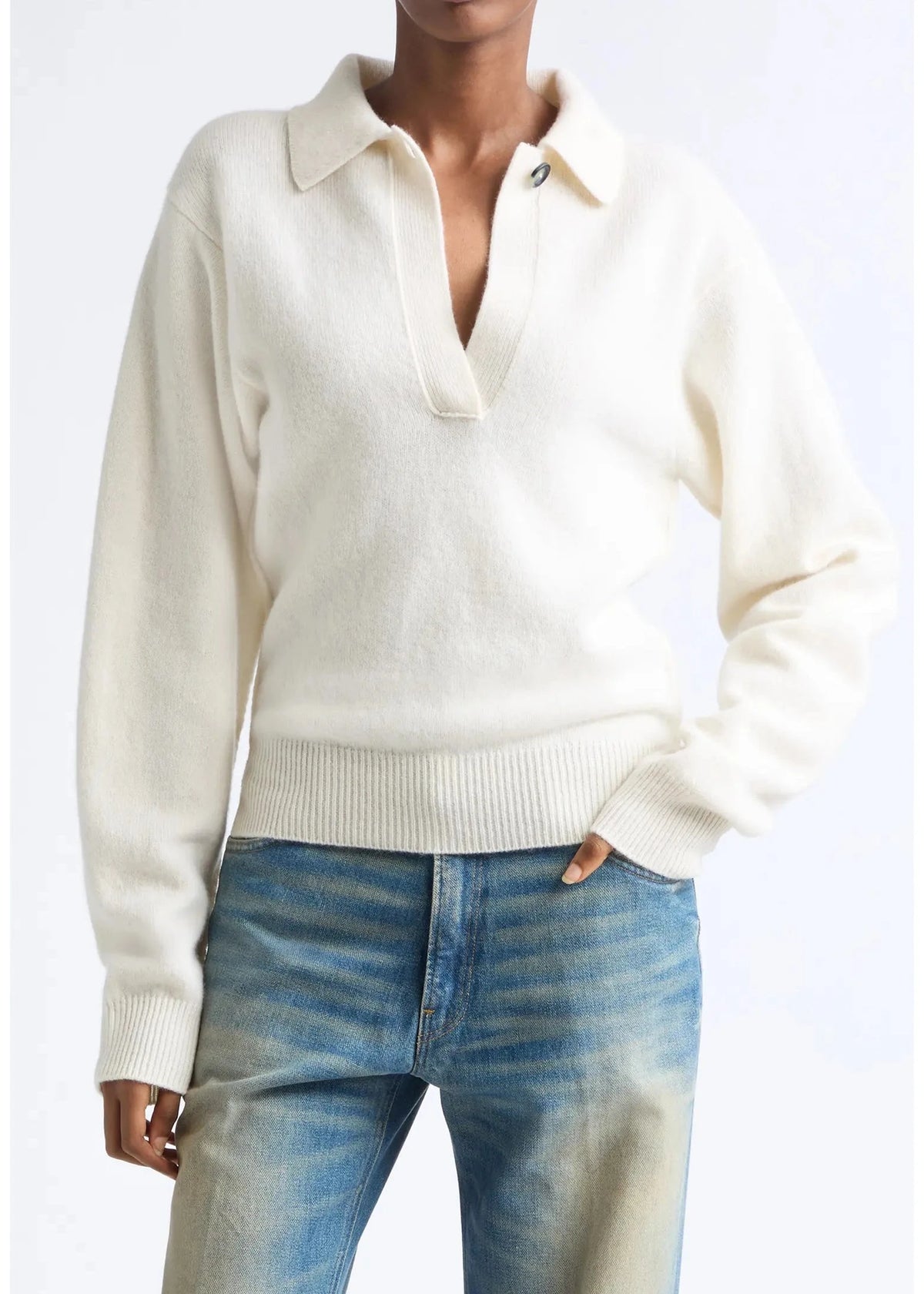 Haikure // Ash Sweatshirt / Snow Womens Haikure 