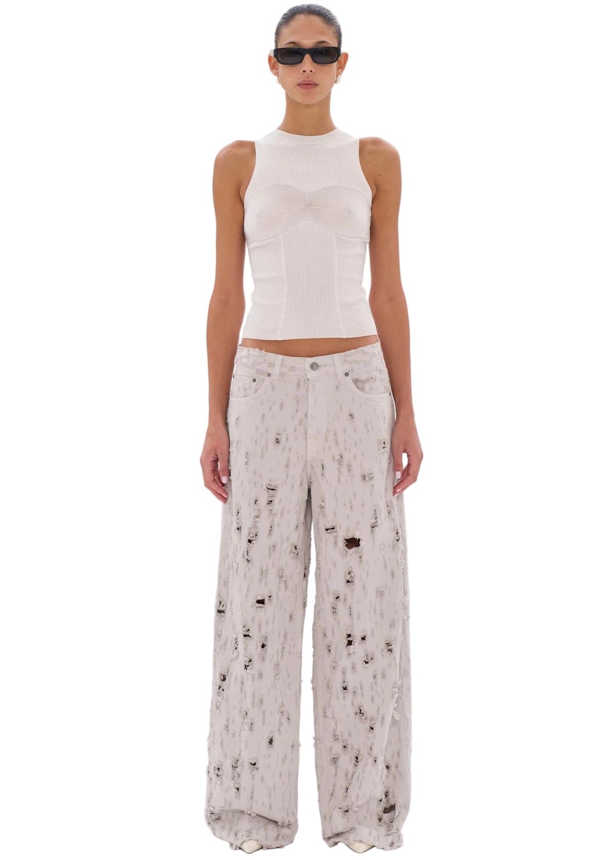 Haikure // Bethany Bull Destroy / Wind Grey Womens Haikure 
