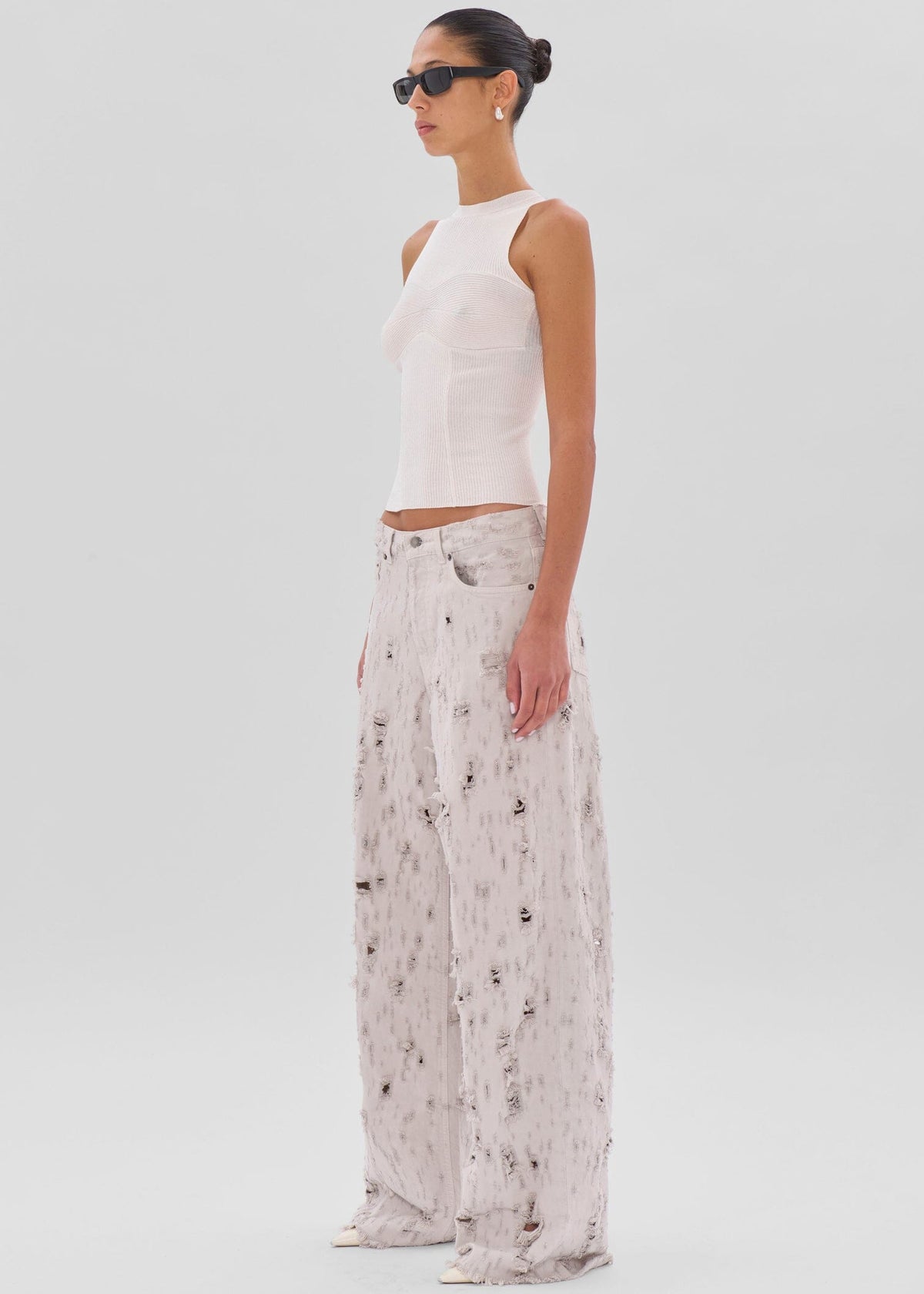 Haikure // Bethany Bull Destroy / Wind Grey Womens Haikure 
