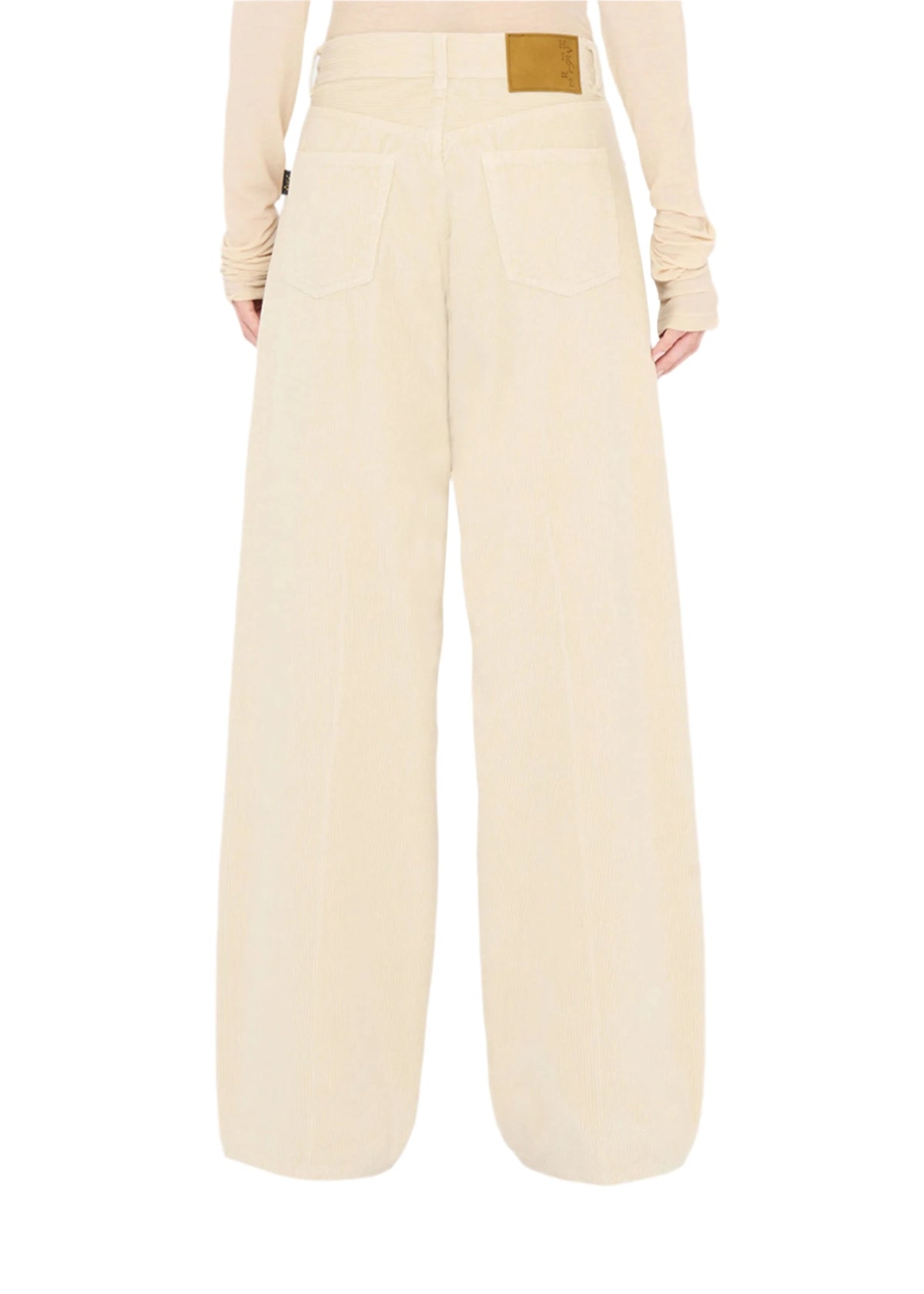 Haikure // Bethany Velvet Jeans / Ecru Womens Haikure 