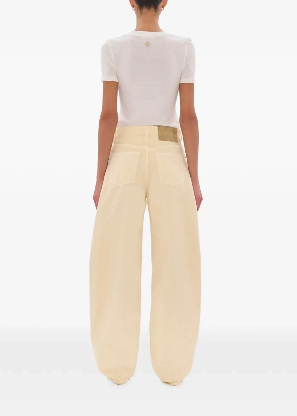 Haikure // Bibi Twill 45 Jean / Cream Womens Haikure 