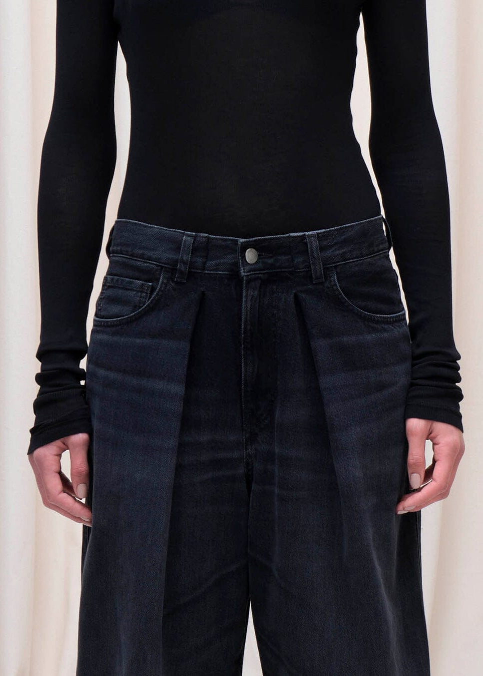 Haikure // Candy Pant / Black Tencel Womens Haikure 
