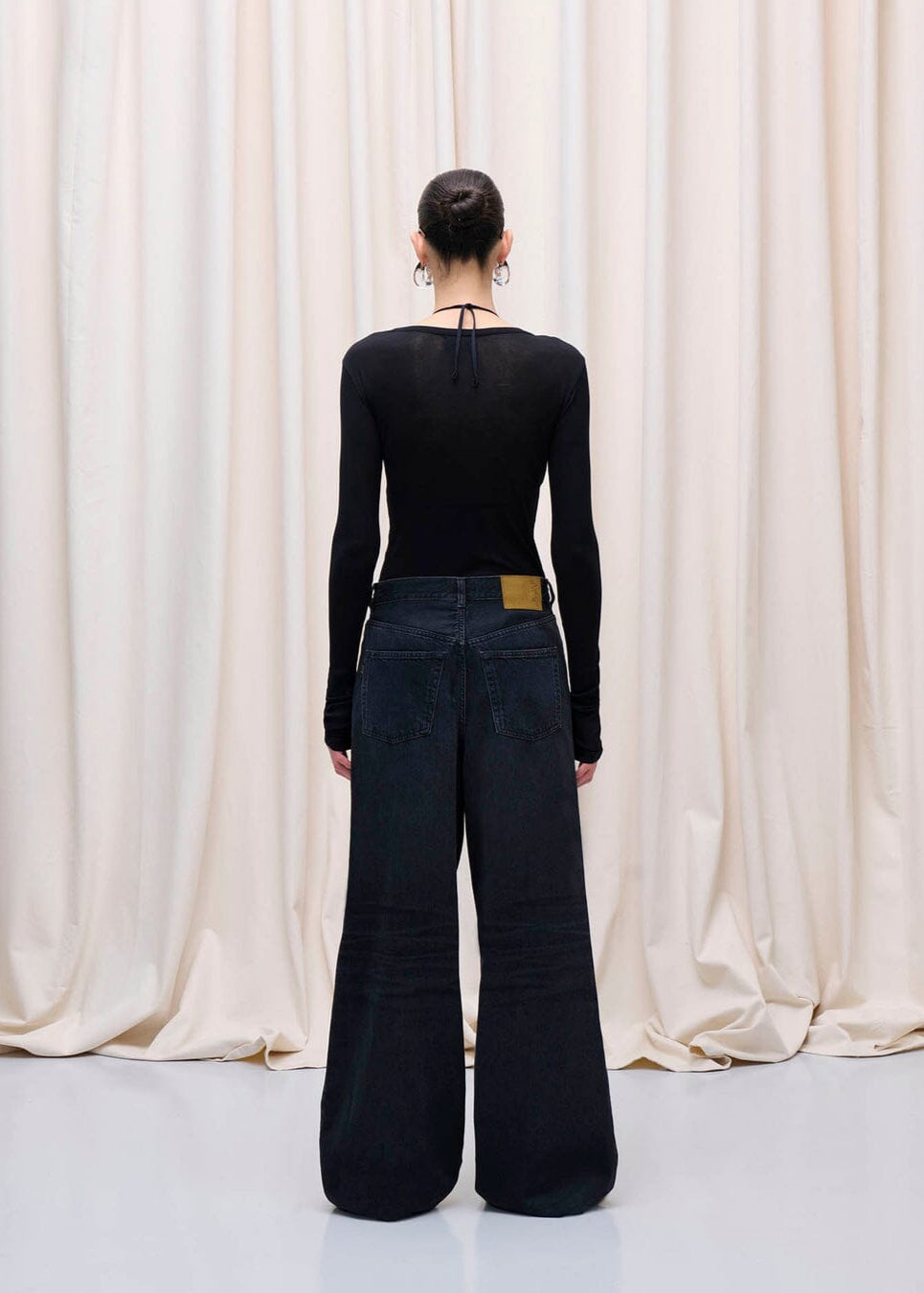 Haikure // Candy Pant / Black Tencel Womens Haikure 