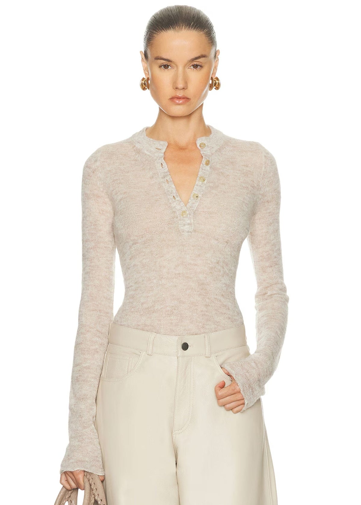 Haikure // Lucy Bodysuit / Beige Womens Haikure 