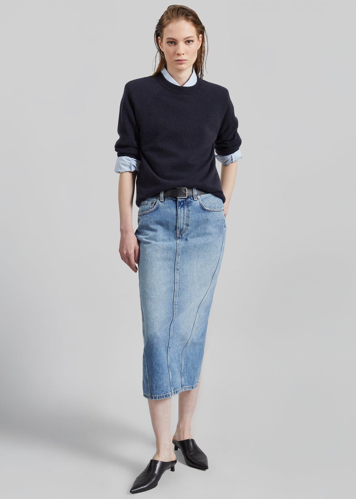 Haikure // Ricka Skirt / Nordic Blue Womens Haikure 
