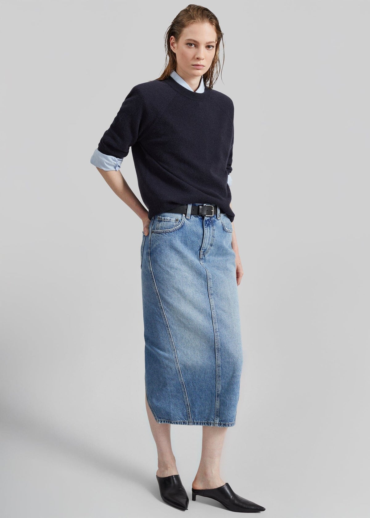 Haikure // Ricka Skirt / Nordic Blue Womens Haikure 