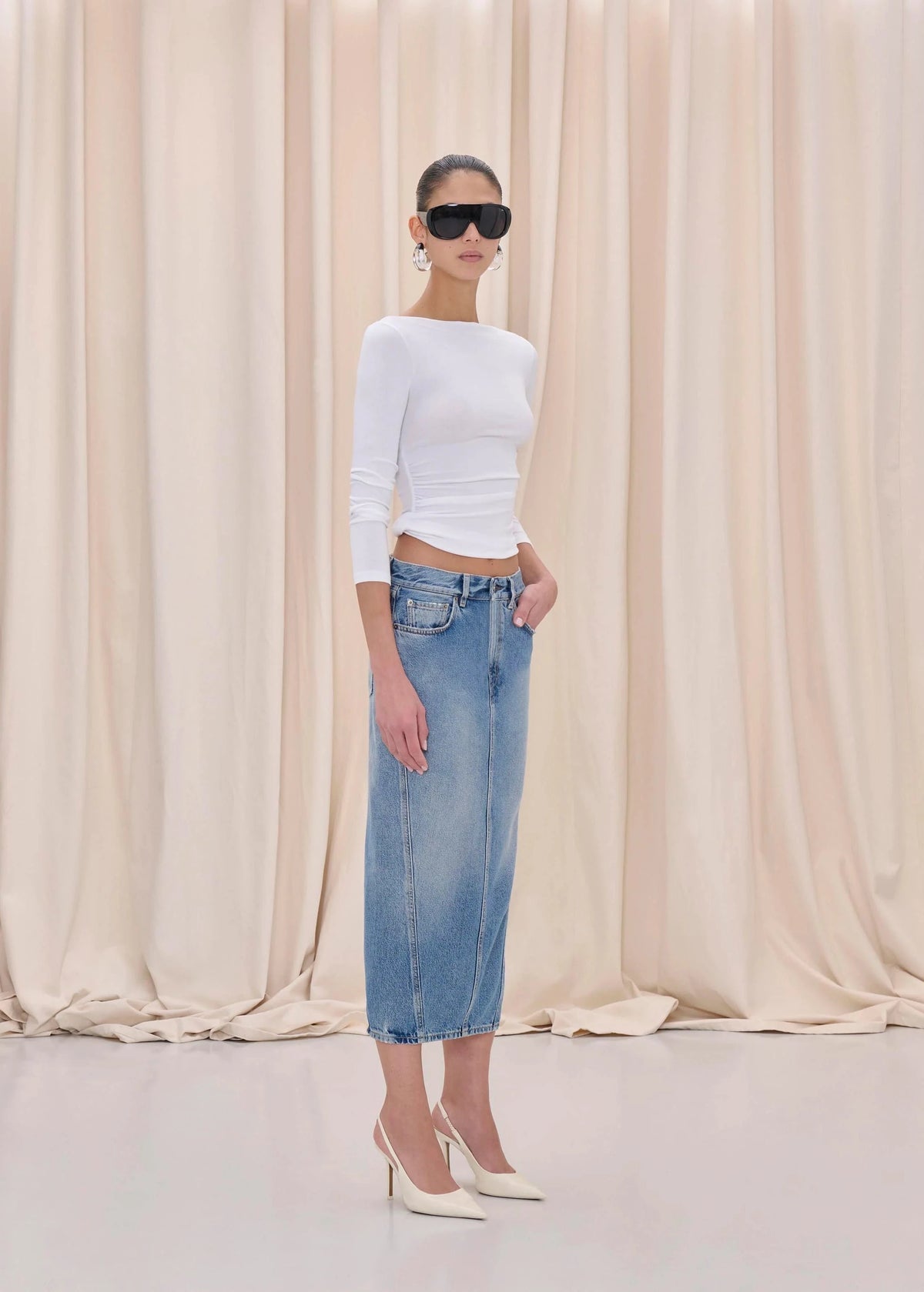 Haikure // Ricka Skirt / Nordic Blue Womens Haikure 