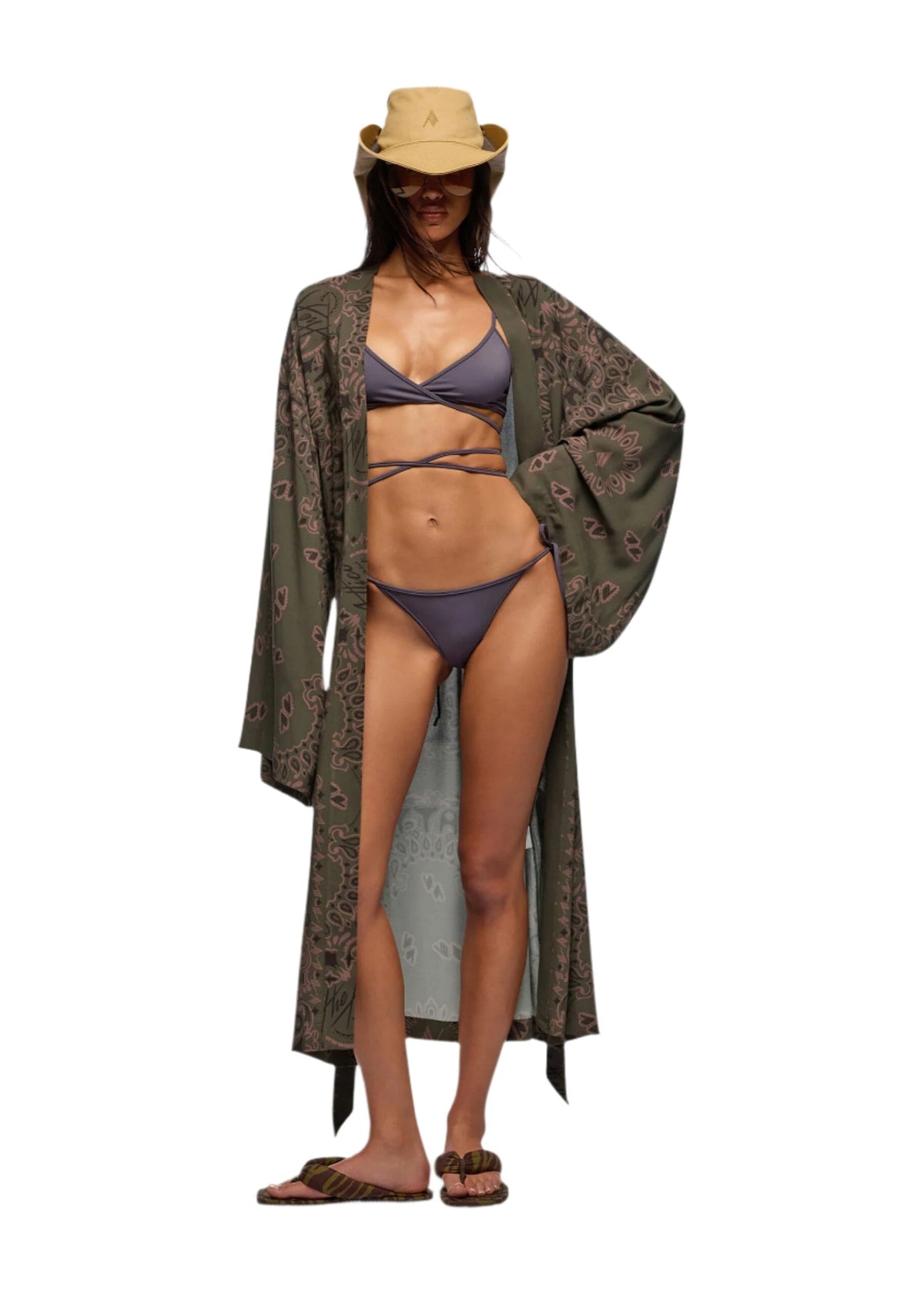 Kaftan / Military Green Womens The Attico 