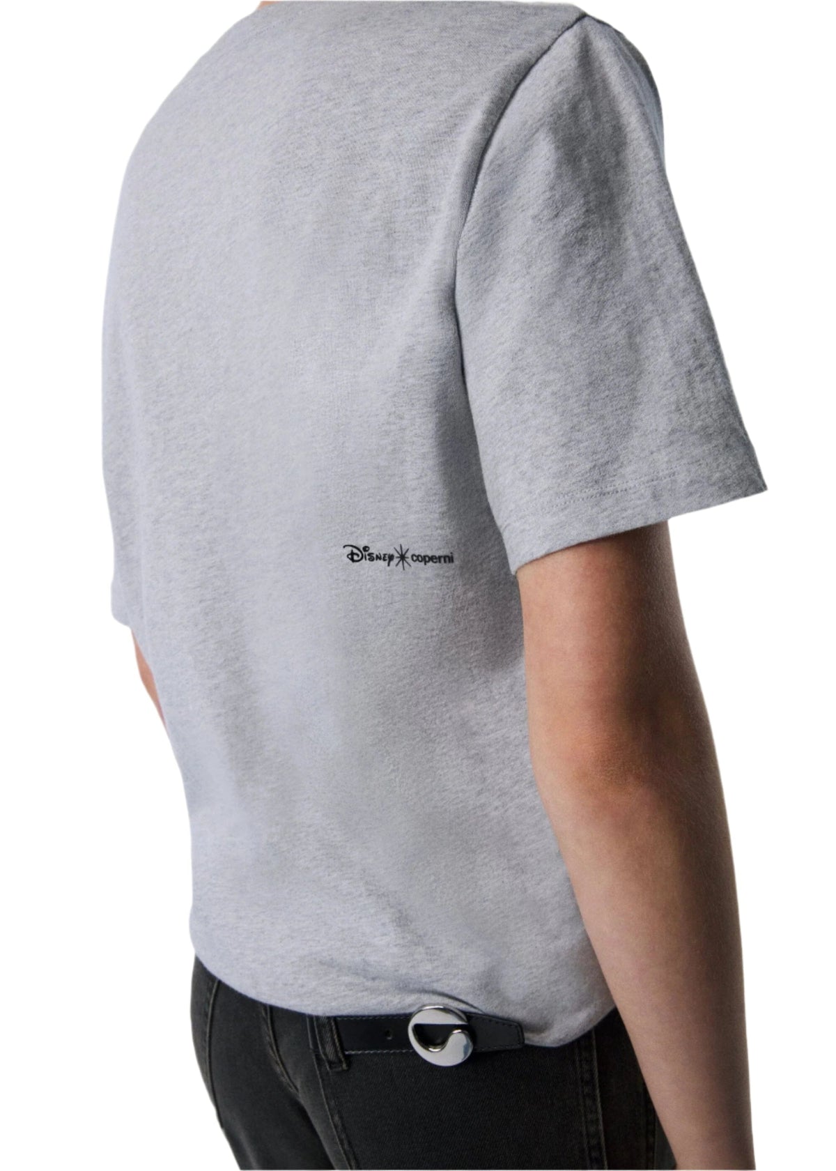Knitted Disney X Coperni Just One Byte Boxy T-Shirt / Grey Womens Coperni 