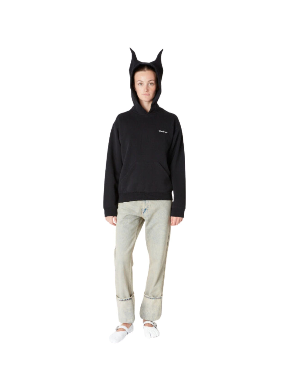 Knitted Disney X Coperni Maleficent Hoodie / Black Womens Coperni 