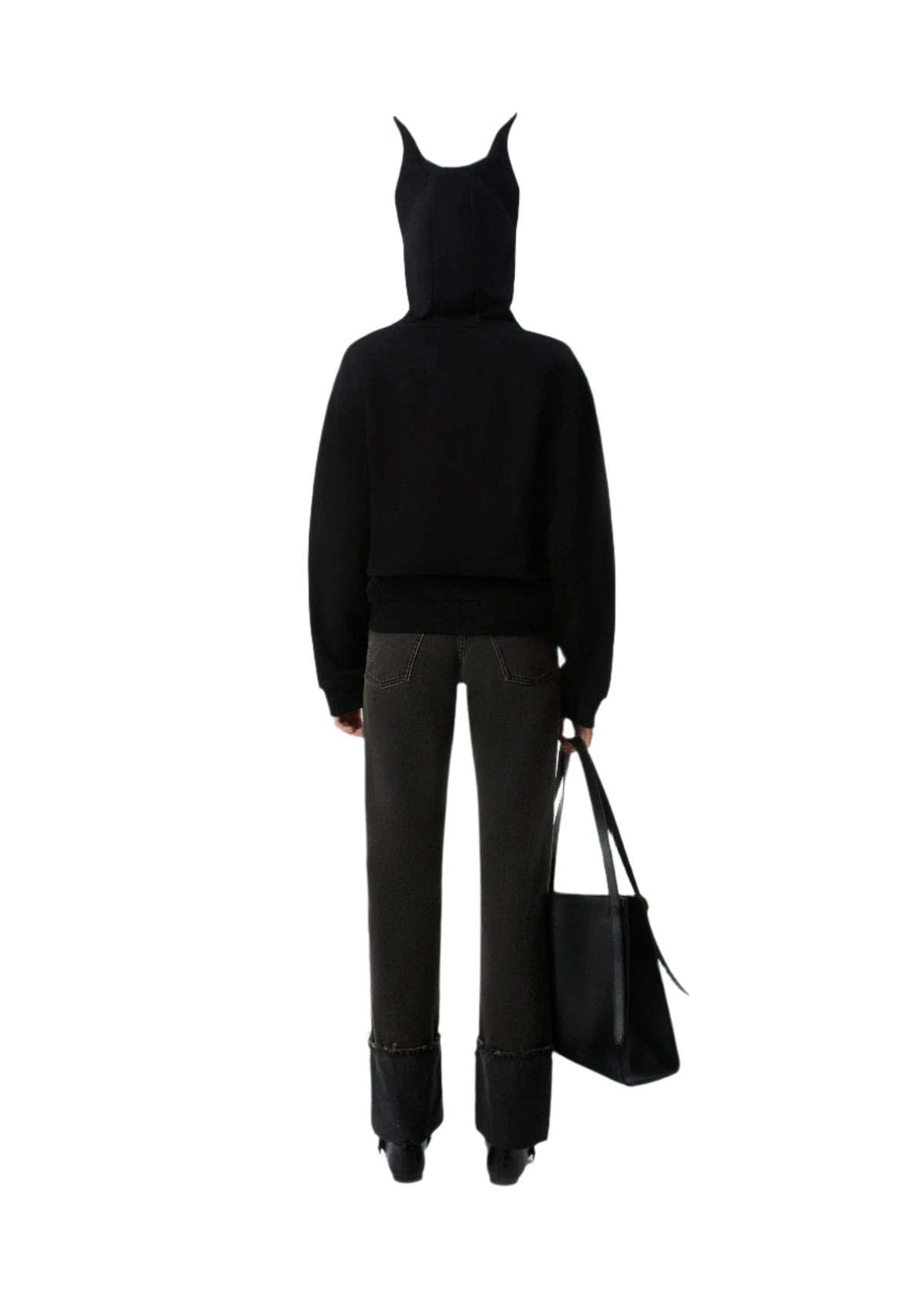 Knitted Disney X Coperni Maleficent Hoodie / Black Womens Coperni 