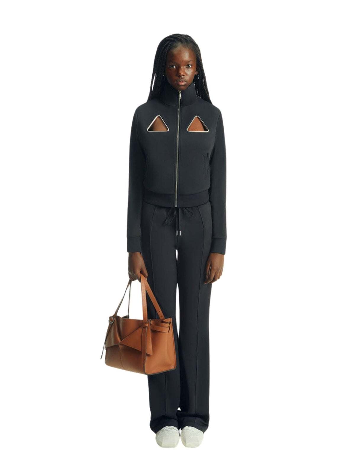 Knitted Tracksuit Trousers / Black Womens Coperni 