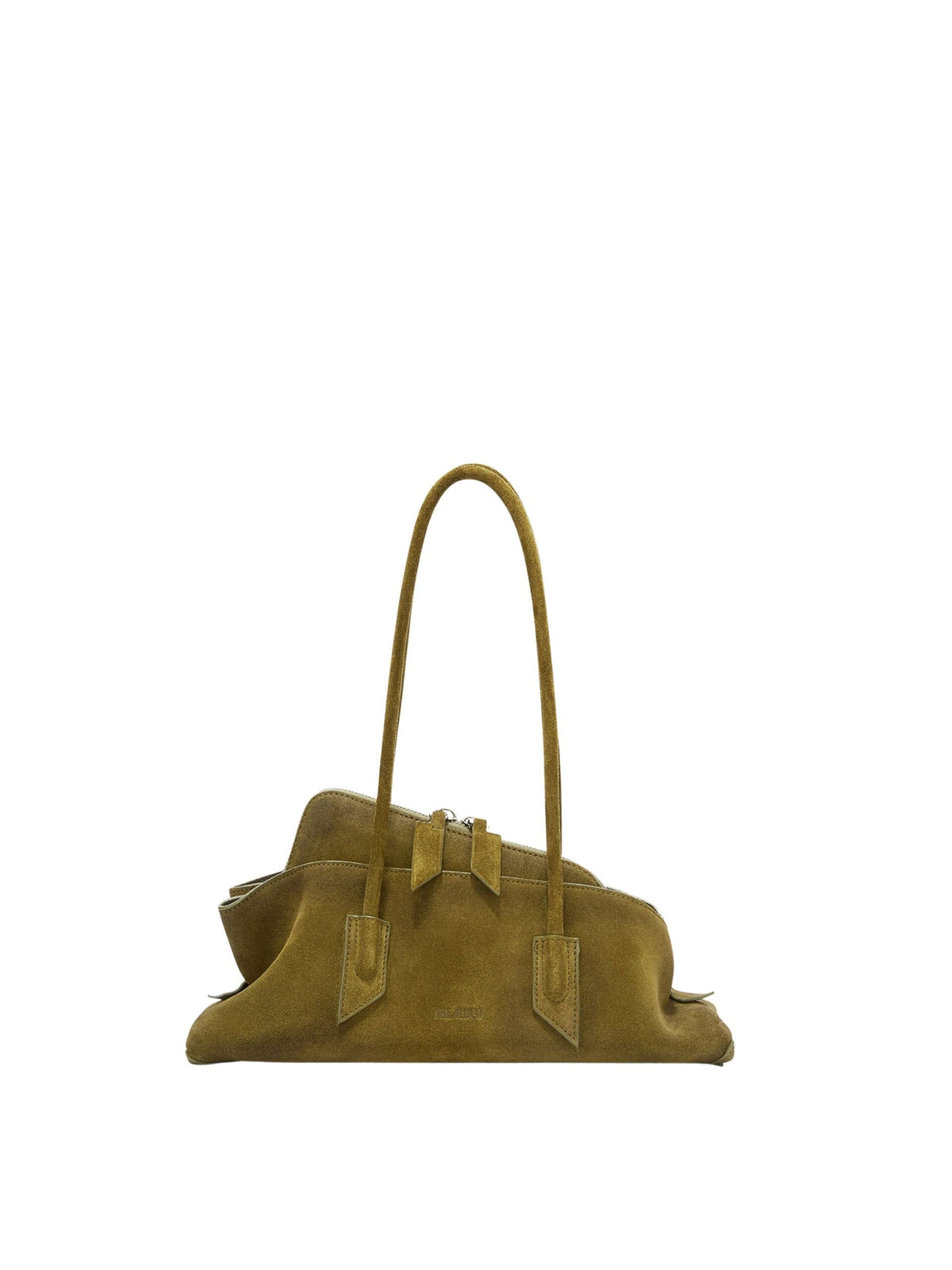 &quot;La Passeggiata Small&quot; Top Suede Brushed / Khaki Womens The Attico 