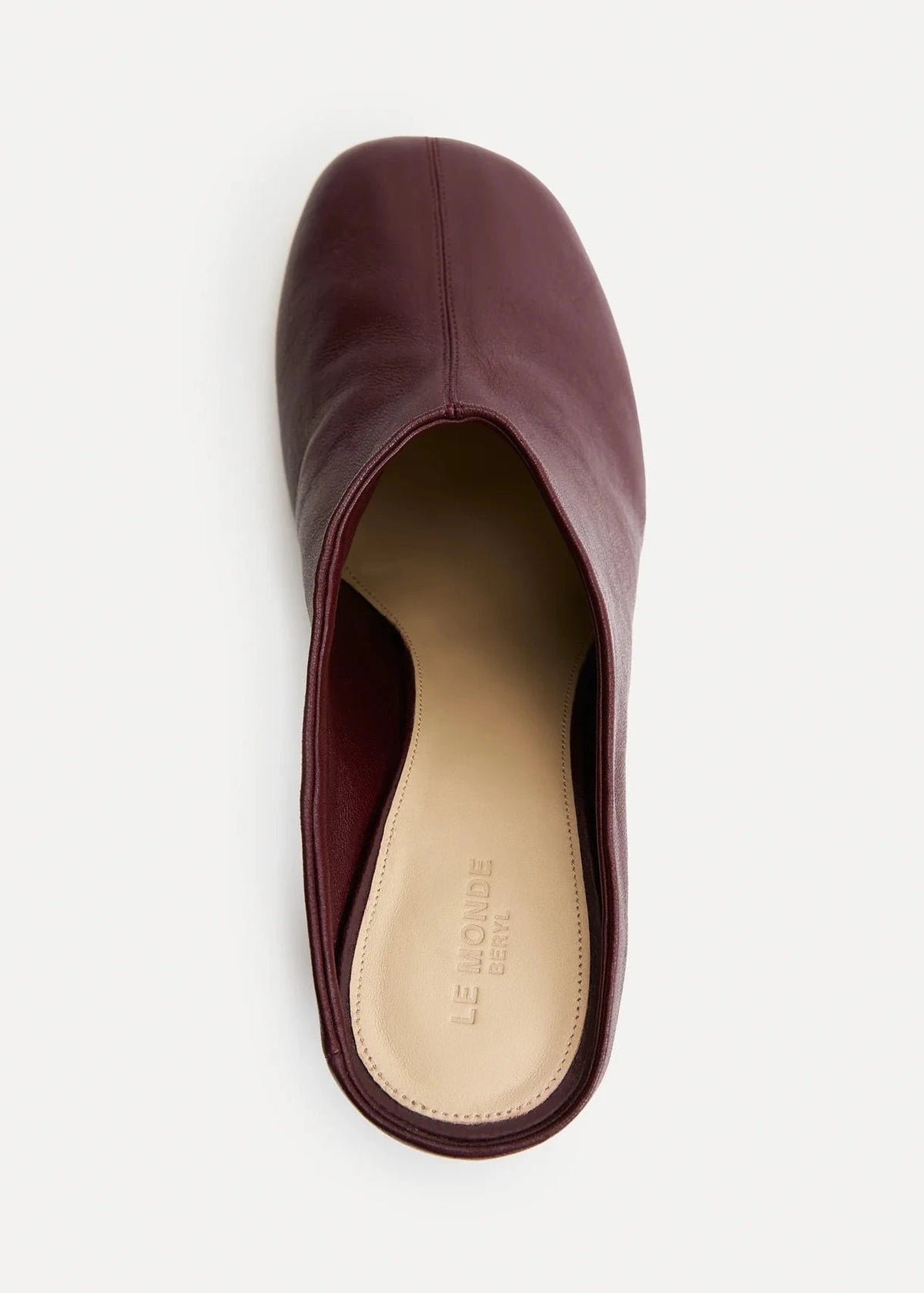Le Monde Béryl // Mica Mule / Bordeaux Leather Womens Le Monde Béryl 