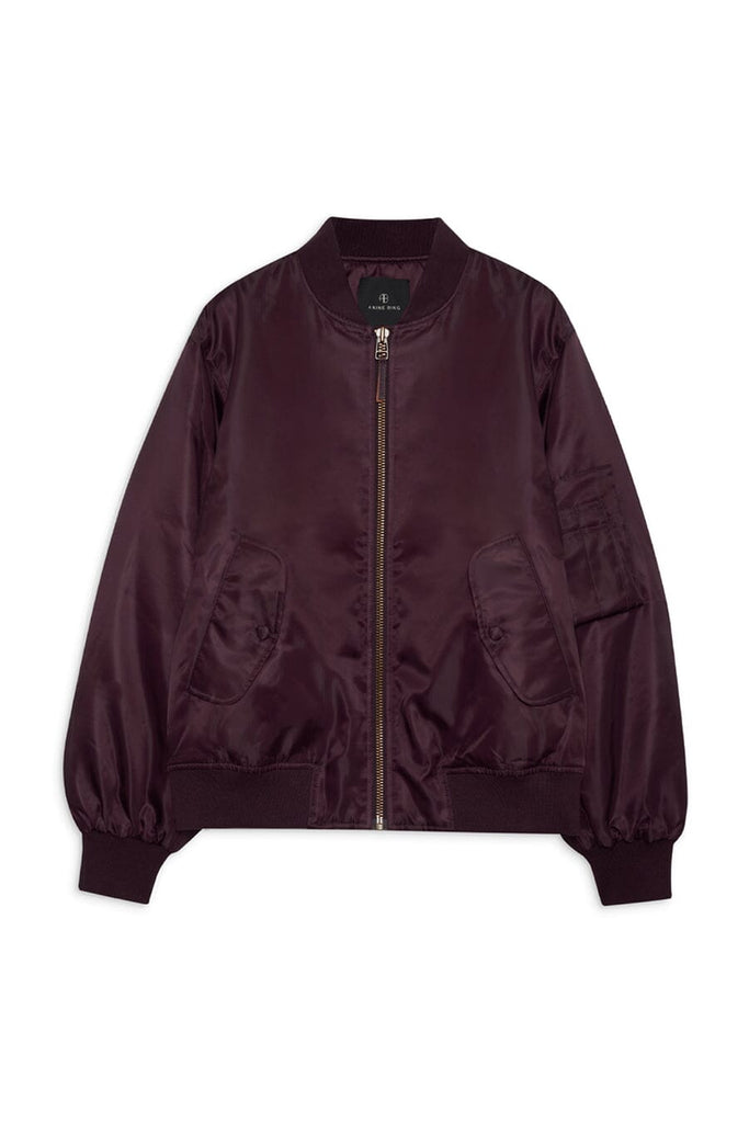 Bomber bordeaux sale