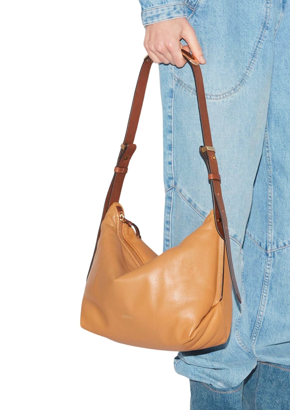 Leyden Shoulder Bag / Golden Beige Womens Isabel Marant 