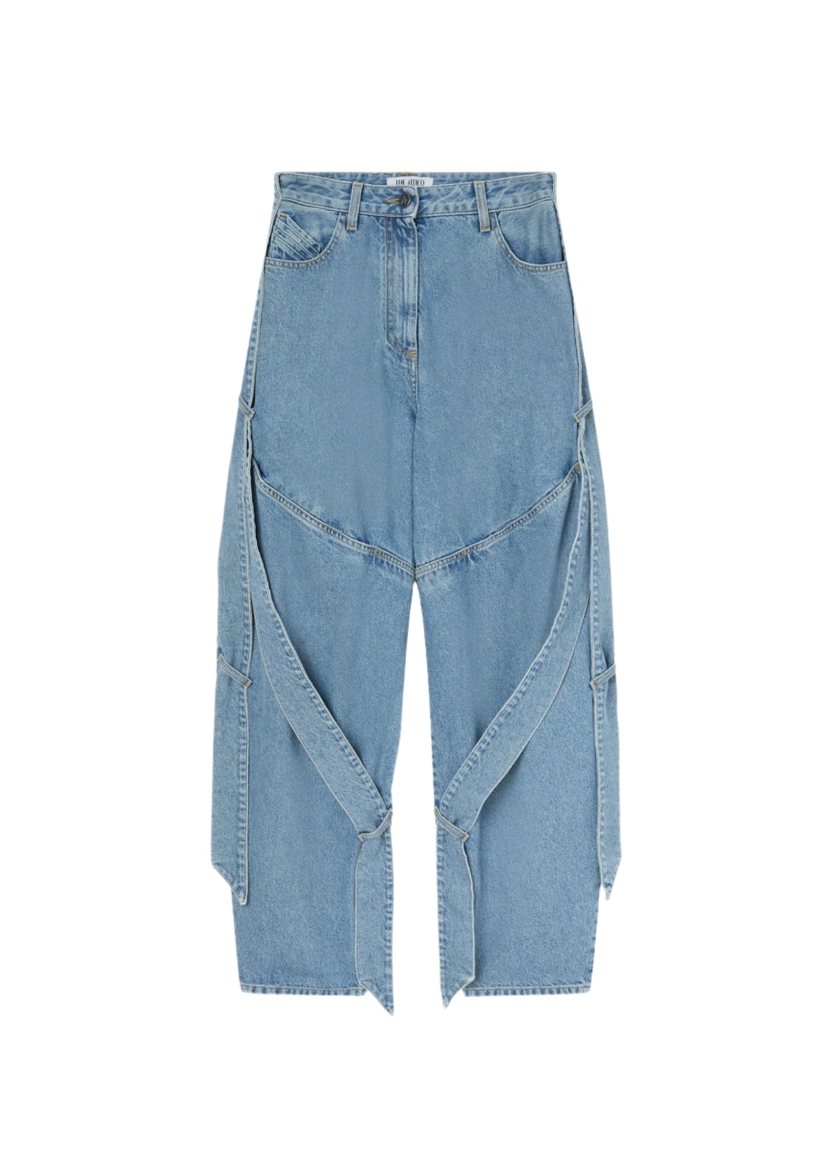 Long Pant Washed Denim / Sky Blue Womens The Attico 