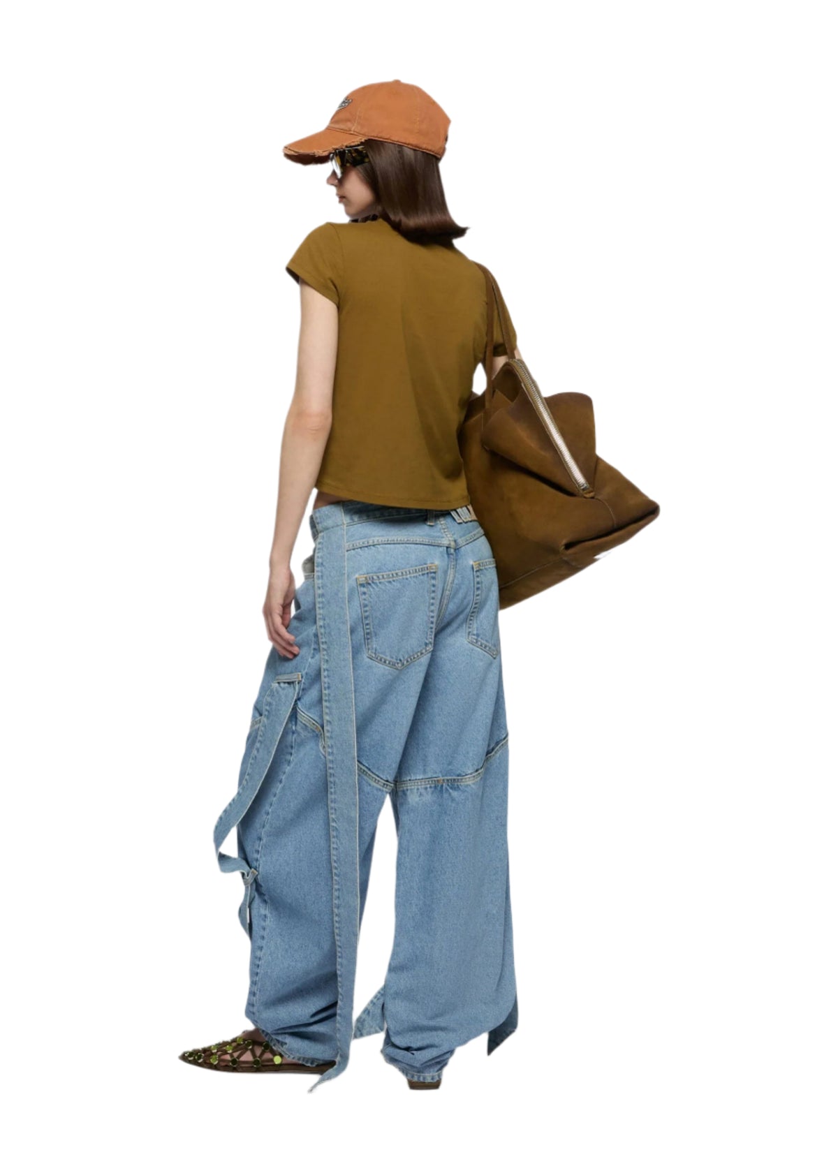 Long Pant Washed Denim / Sky Blue Womens The Attico 