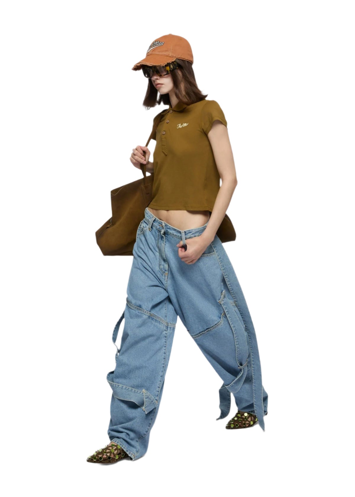 Long Pant Washed Denim / Sky Blue Womens The Attico 