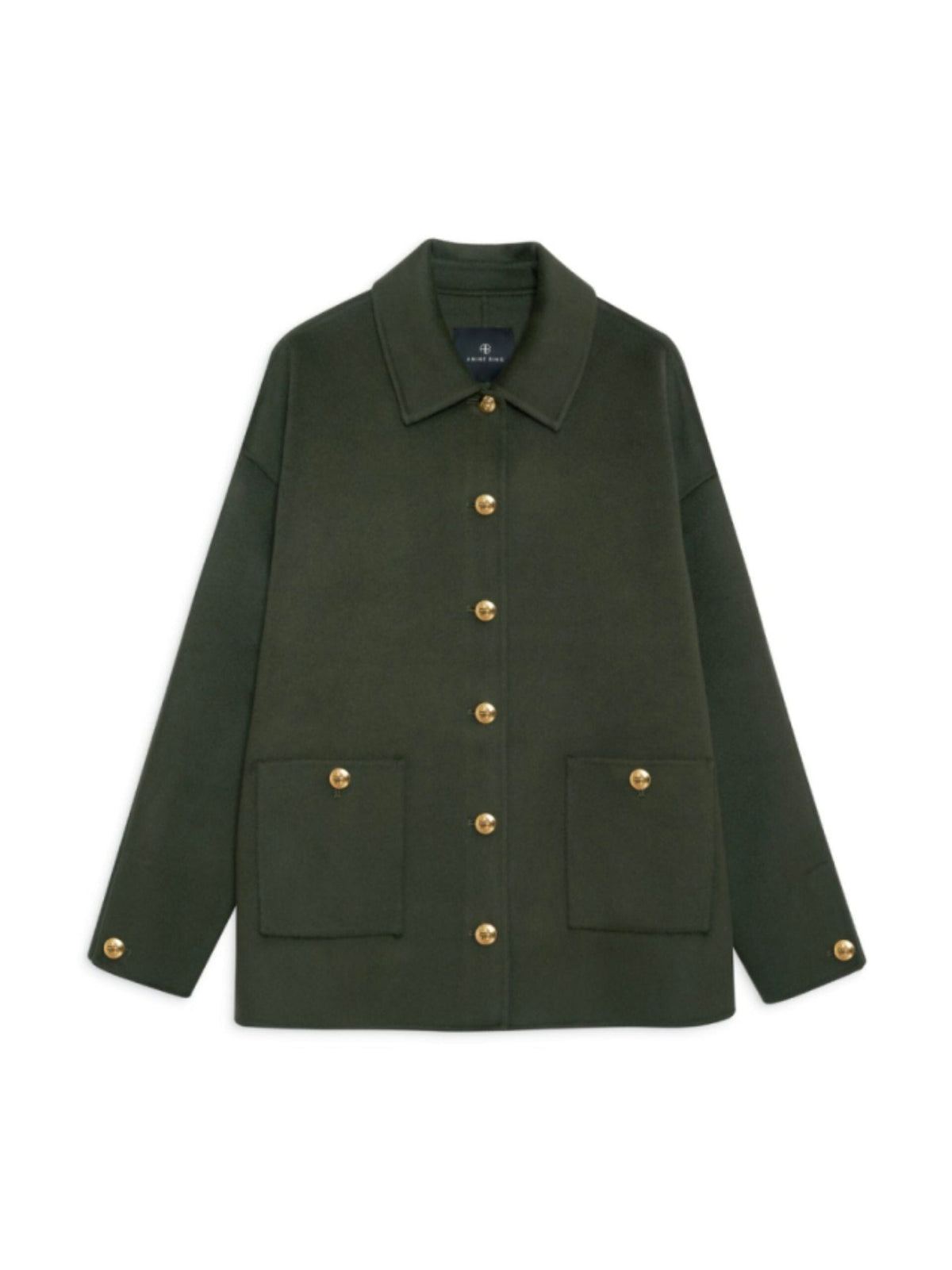 Luca Jacket / Olive Cashmere Blend Womens Anine Bing 