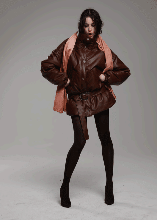 Marbell // Amy Jacket / Mocha Mousse Womens Marbell 