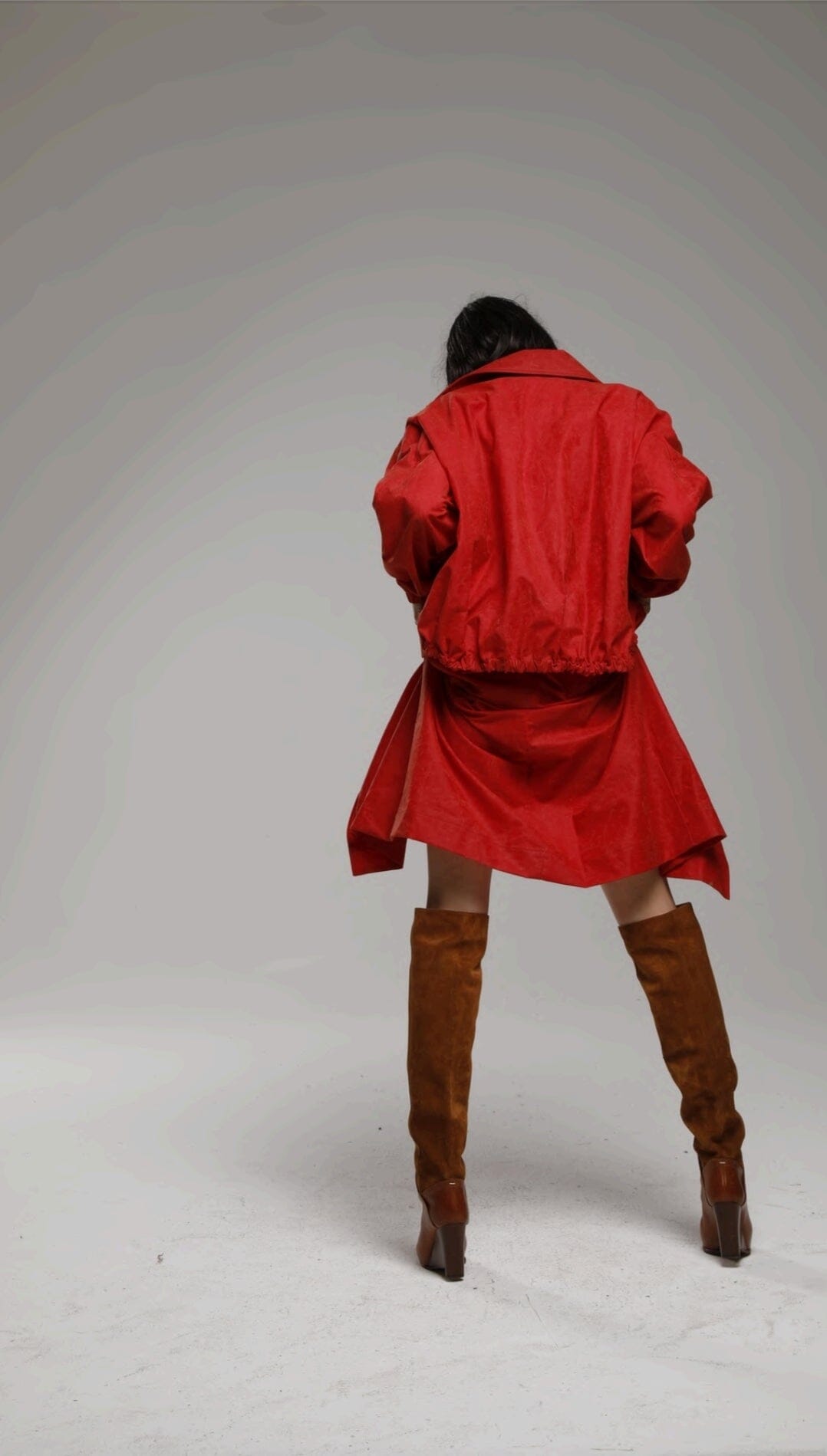 Marbell // Iryna Jacket / Flame Red Womens Marbell 