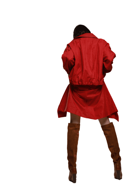 Marbell // Iryna Jacket / Flame Red Womens Marbell 