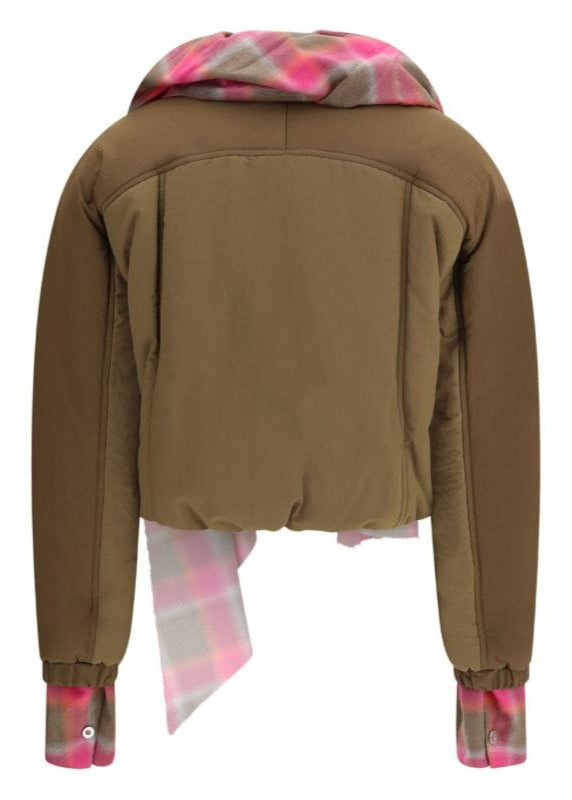 Marbell // Kirsten Jacket / Medal Bronze Pink Check Womens Marbell 