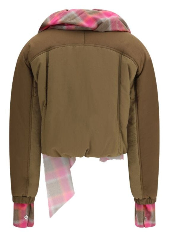 Marbell // Kirsten Jacket / Medal Bronze Pink Check Womens Marbell 