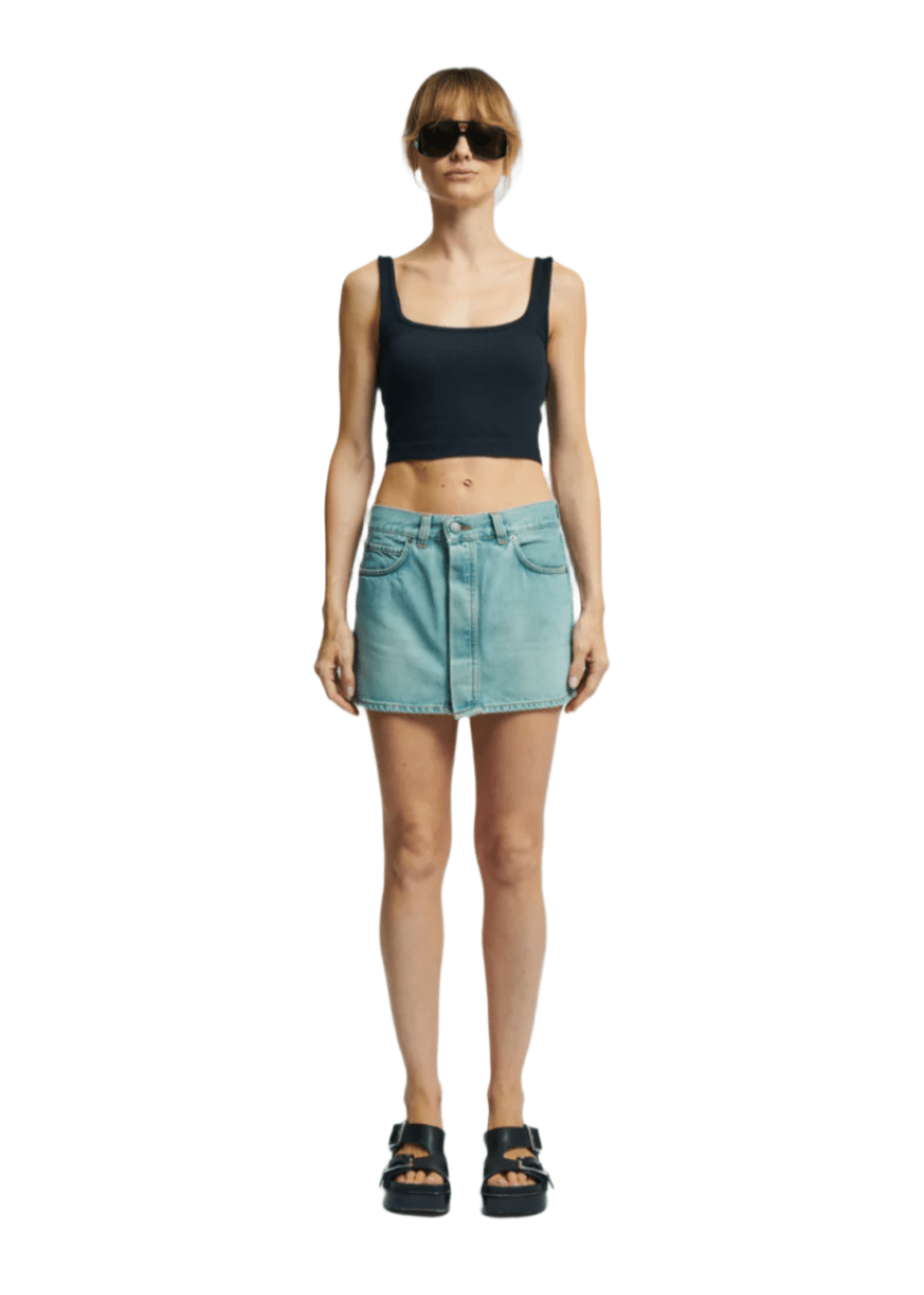 Maudie Skirt / Emerald Blue Womens Haikure 