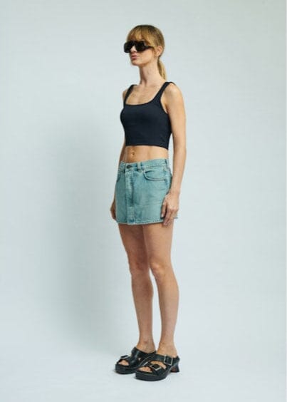 Maudie Skirt / Emerald Blue Womens Haikure 