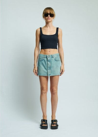 Maudie Skirt / Emerald Blue Womens Haikure 