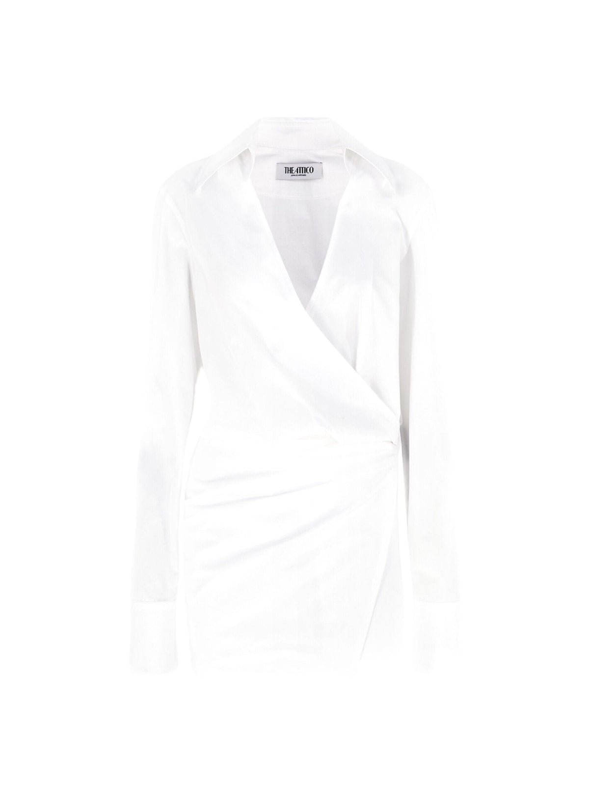 Mini Dress Popeline / White Womens The Attico 