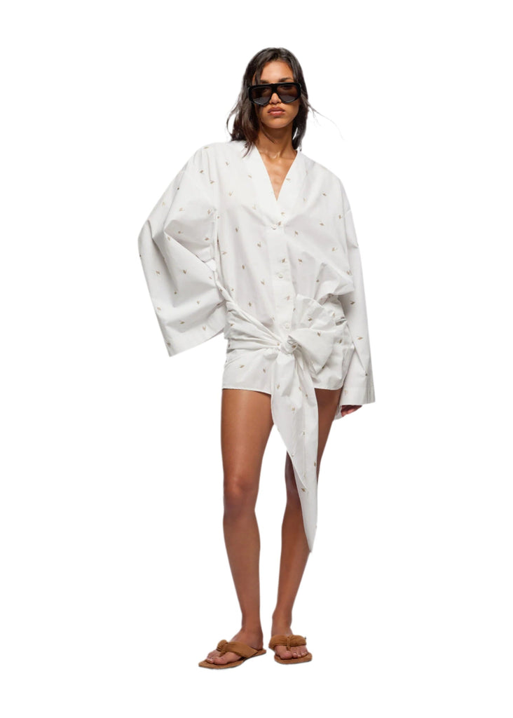 ワンピース THE ATTICO Women Dresses 250WCA00394CCC052 001 WHITE White mini dress for Women | THE ATTICO®