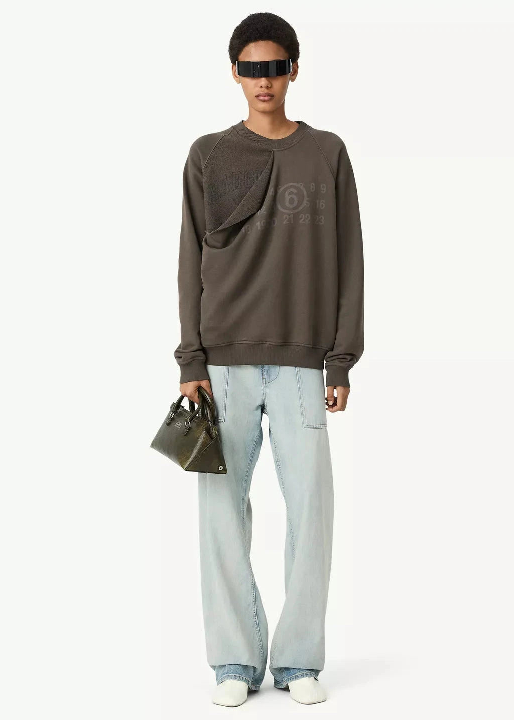 MM6 Maison Margiela // Double Layer Sweatshirt Womens MM6 Maison Margiela 