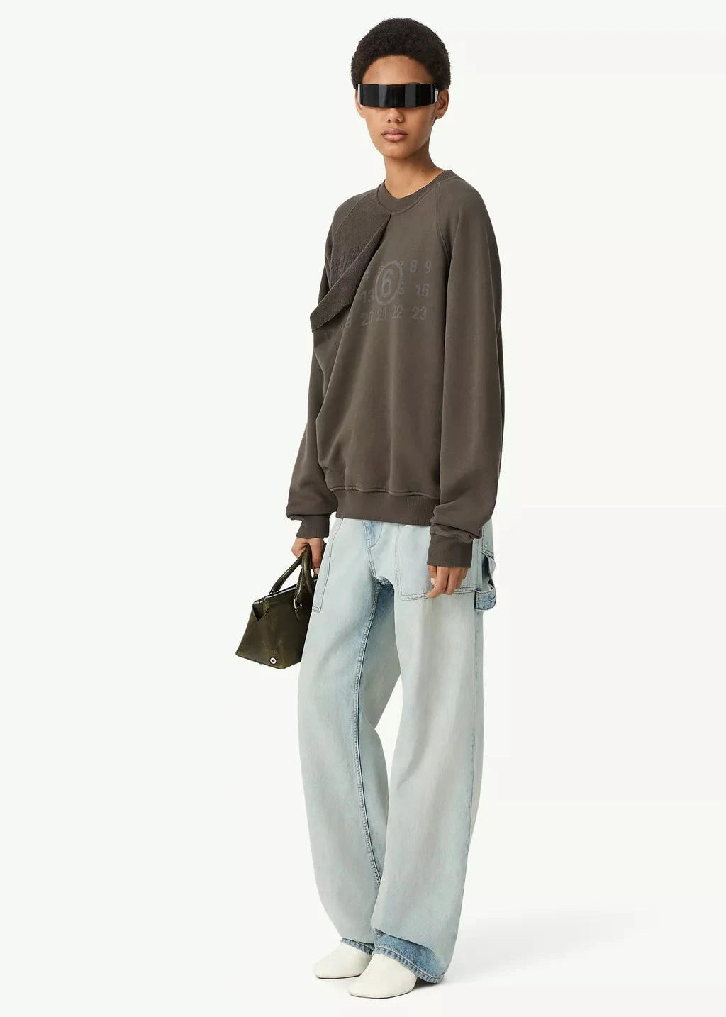 MM6 Maison Margiela // Double Layer Sweatshirt Womens MM6 Maison Margiela 