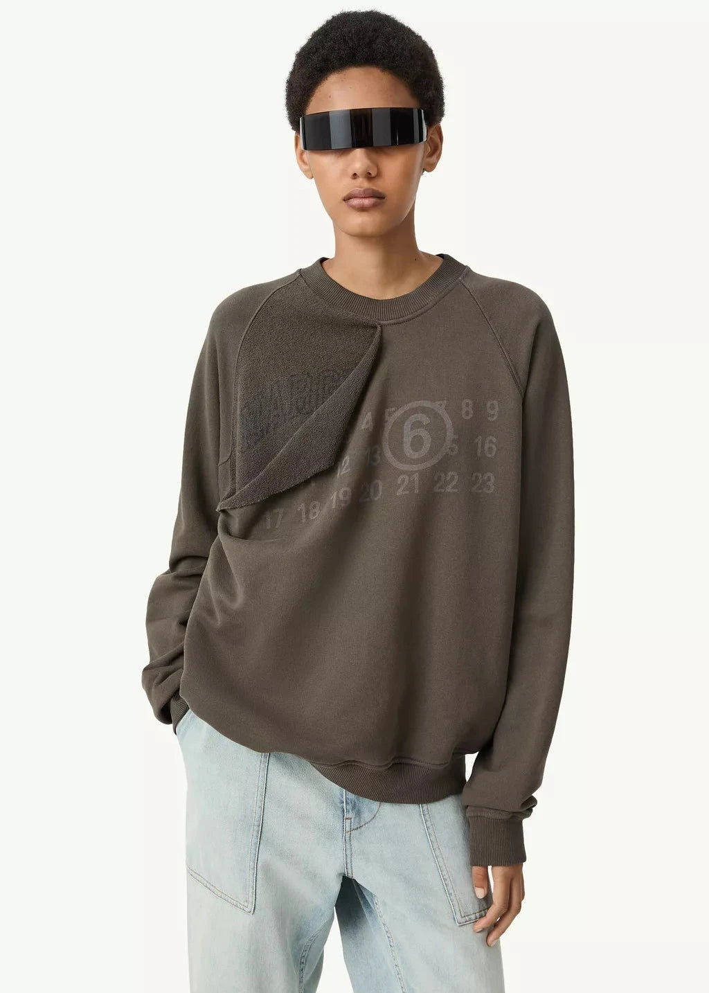 MM6 Maison Margiela // Double Layer Sweatshirt Womens MM6 Maison Margiela 