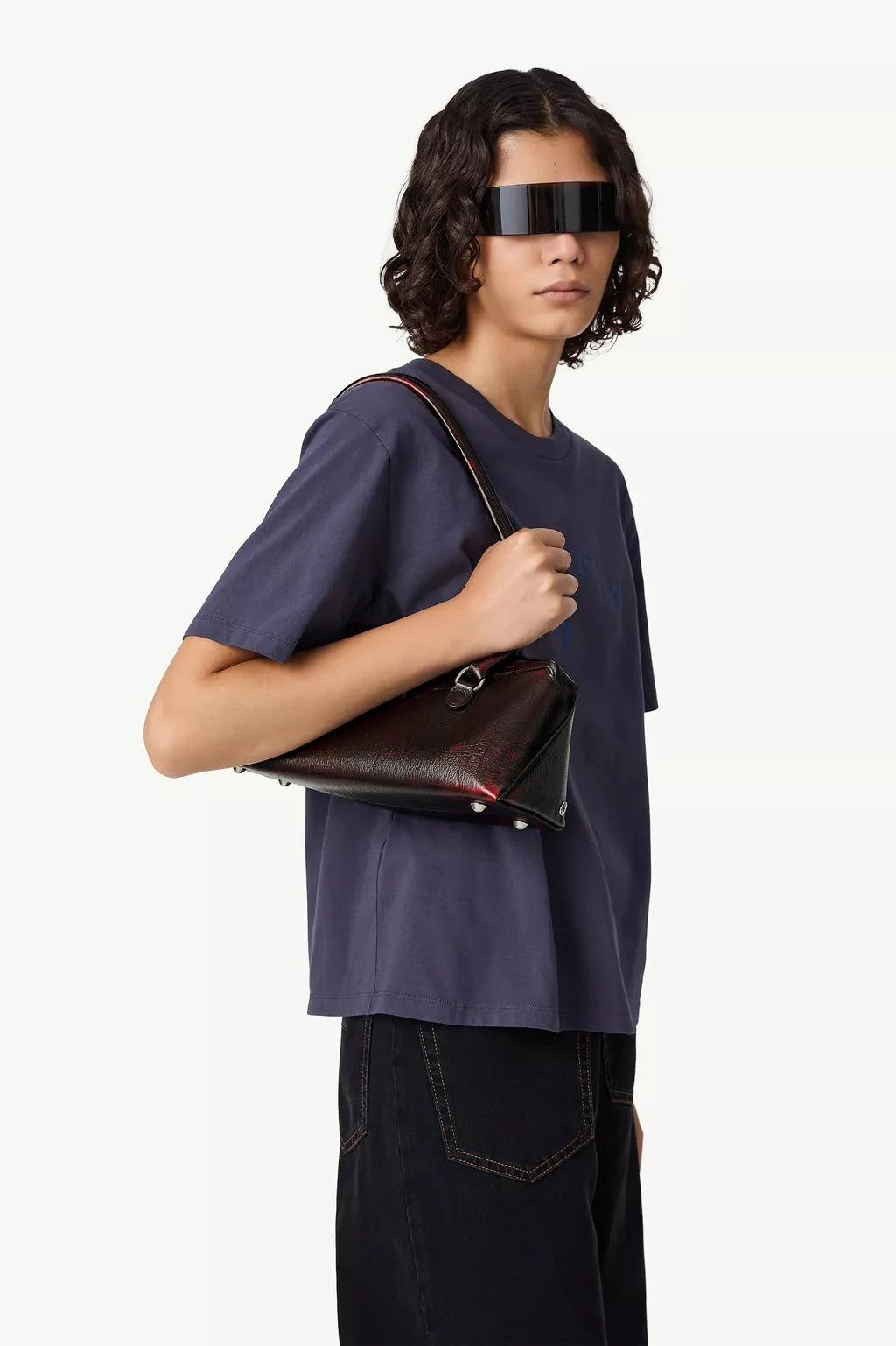 MM6 Maison Margiela // New Bauletto Medium Shoulder Bag Womens MM6 Maison Margiela 