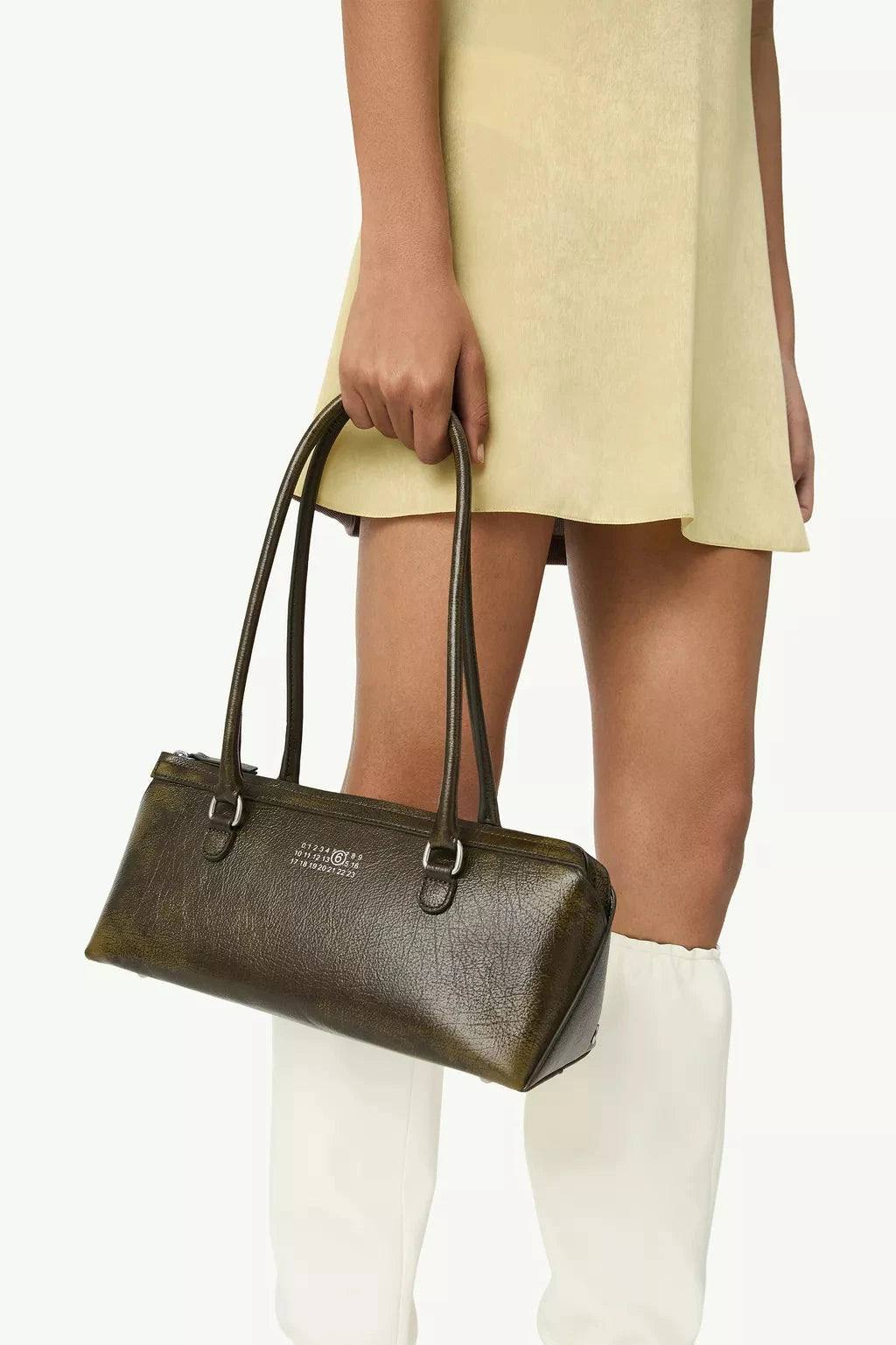 MM6 Maison Margiela // New Bauletto Medium Shoulder Bag Womens MM6 Maison Margiela 