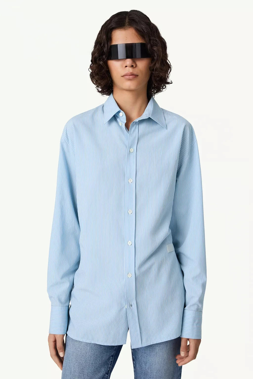 MM6 Maison Margiela // Tie Back Shirt / 001F Womens MM6 Maison Margiela 