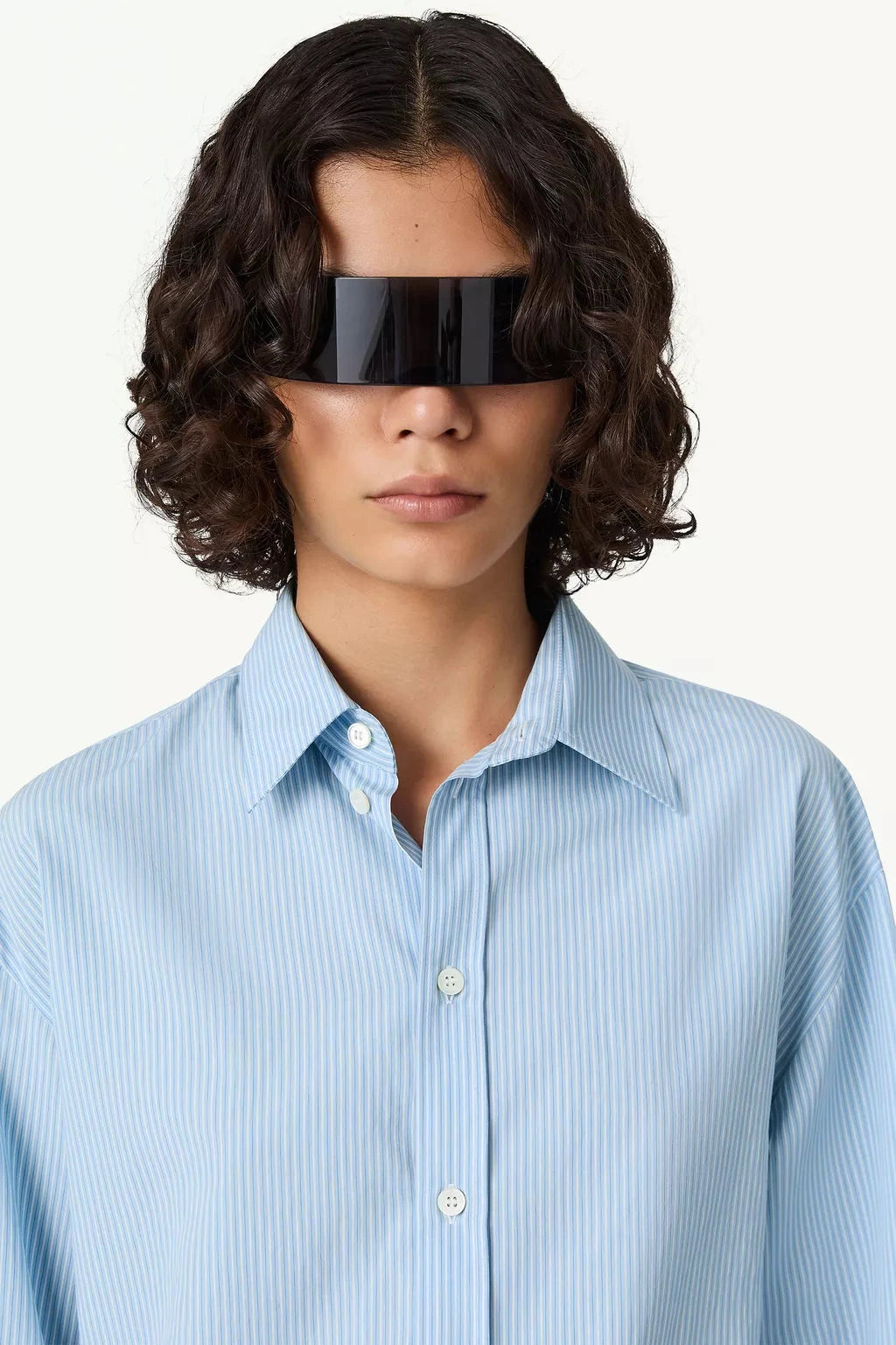MM6 Maison Margiela // Tie Back Shirt / 001F Womens MM6 Maison Margiela 