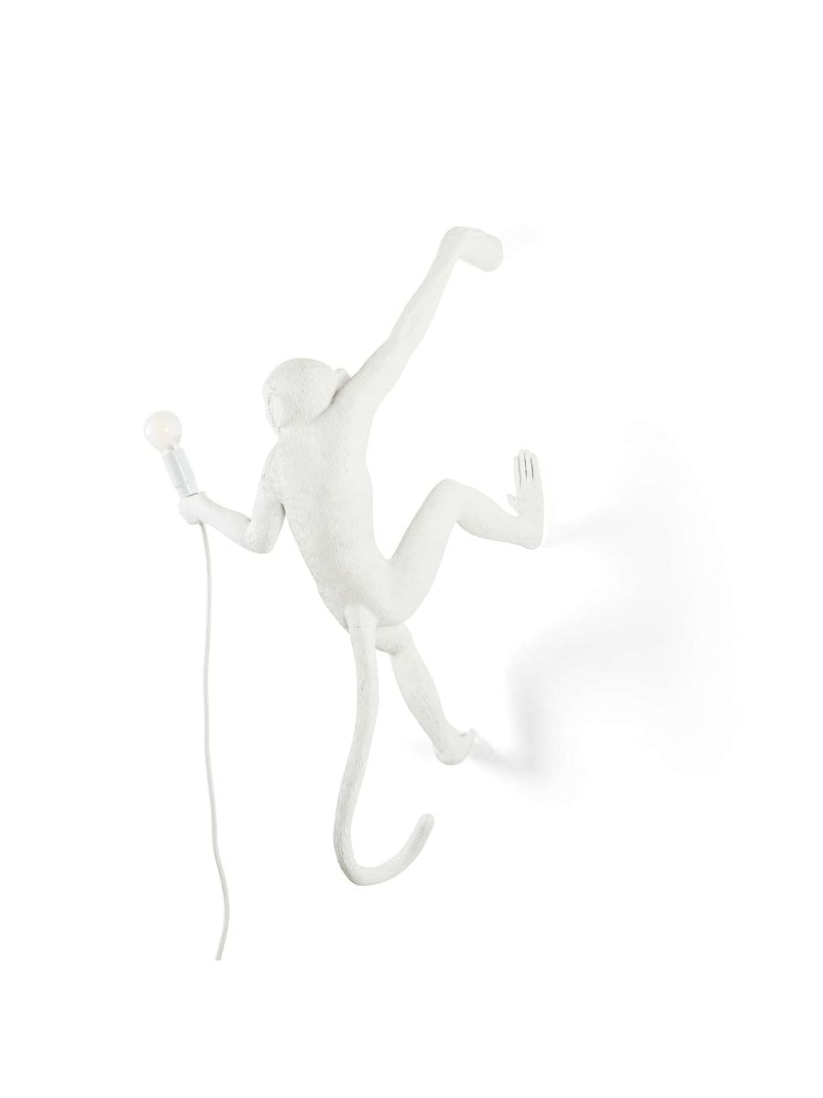 Monkey White Hanging Lamp Right - Seletti Seletti Seletti 