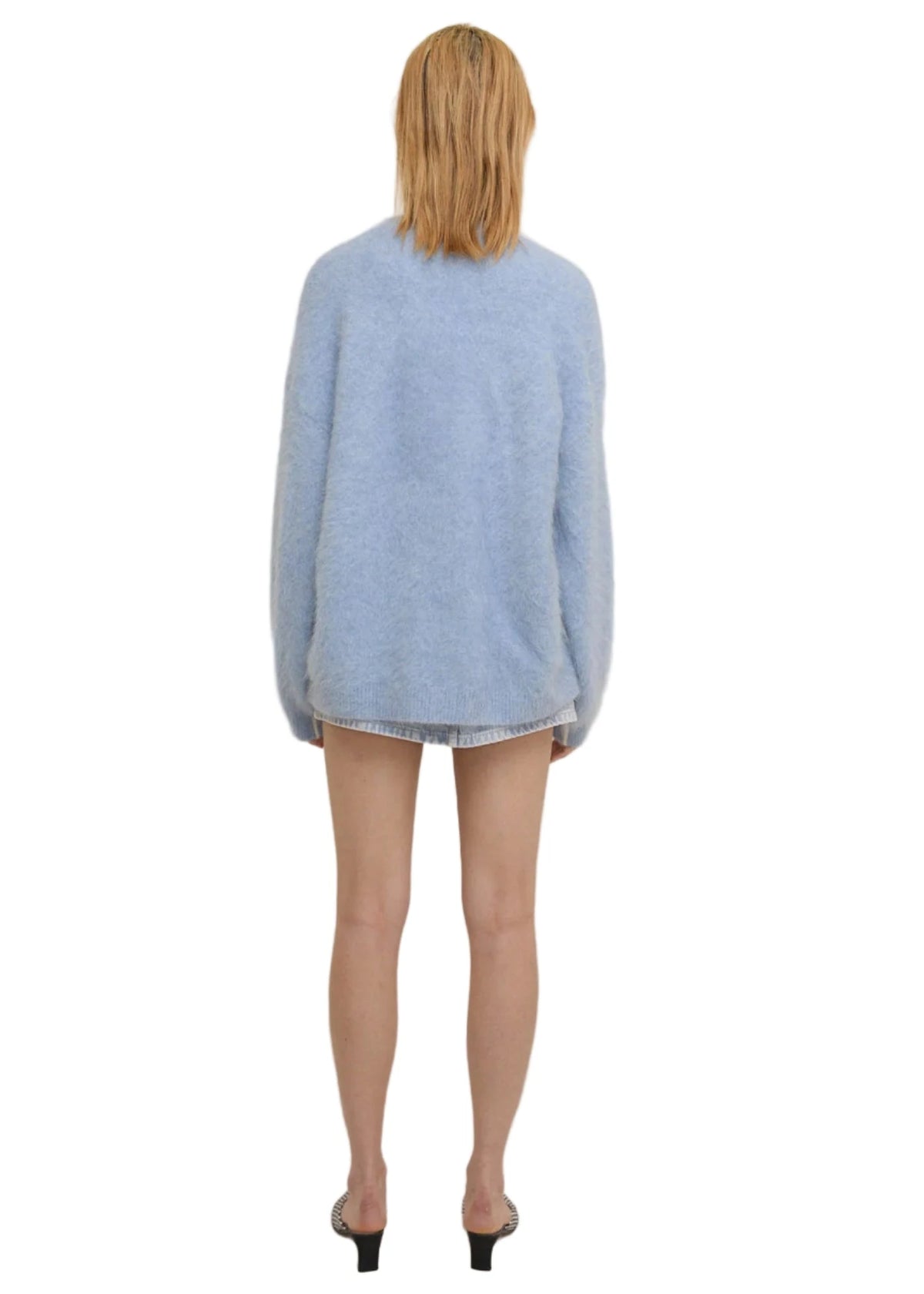 Nagnata // Brushed Alpaca Sweater / Mist Womens Nagnata 