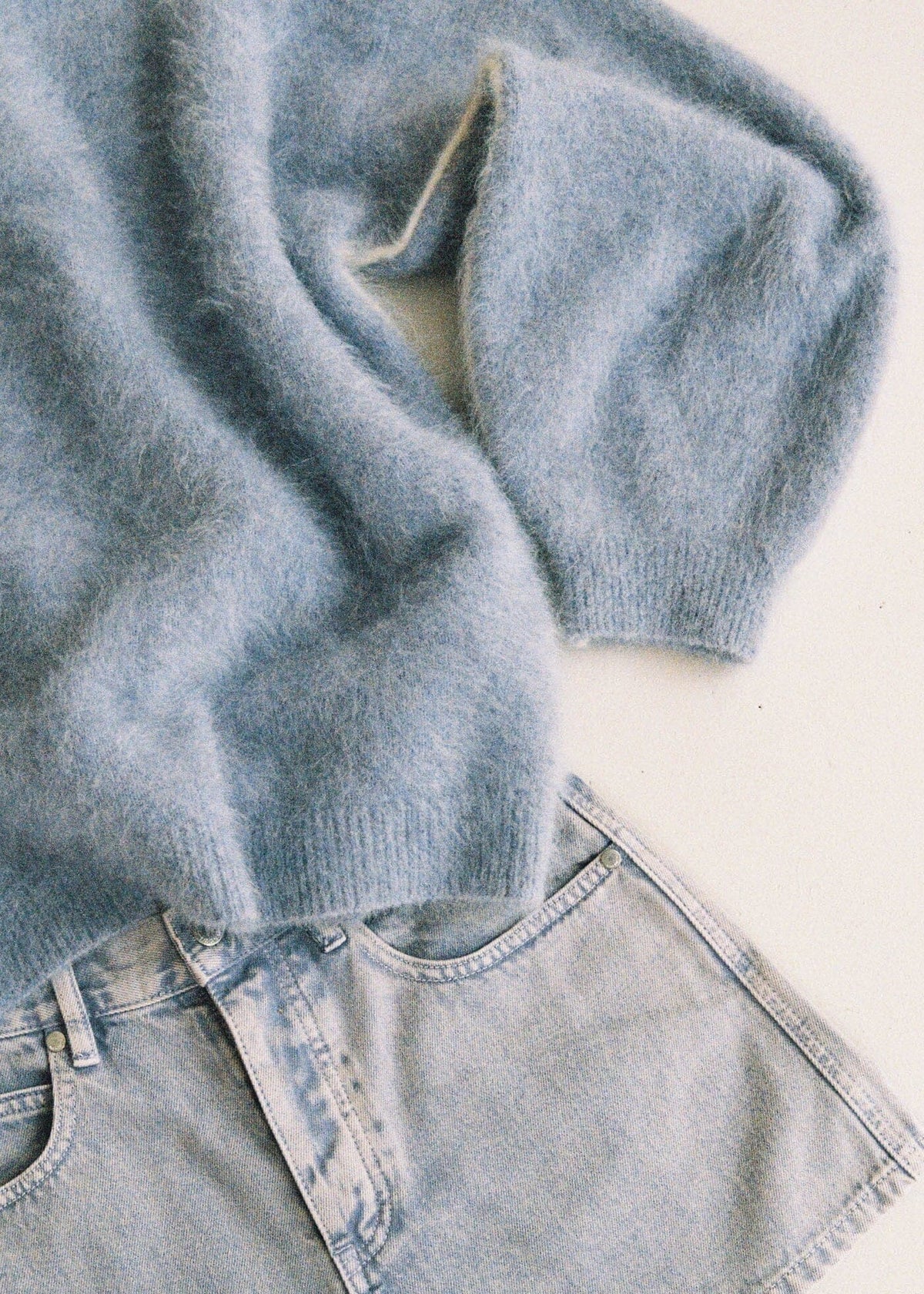 Nagnata // Brushed Alpaca Sweater / Mist Womens Nagnata 