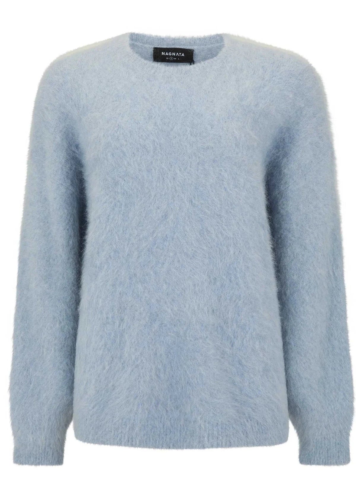 Nagnata // Brushed Alpaca Sweater / Mist Womens Nagnata 