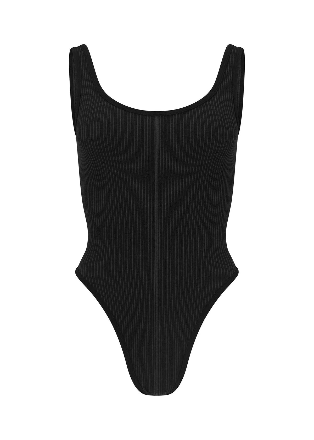Nagnata // Classic Wool Bodysuit / Obsidian Womens Nagnata 
