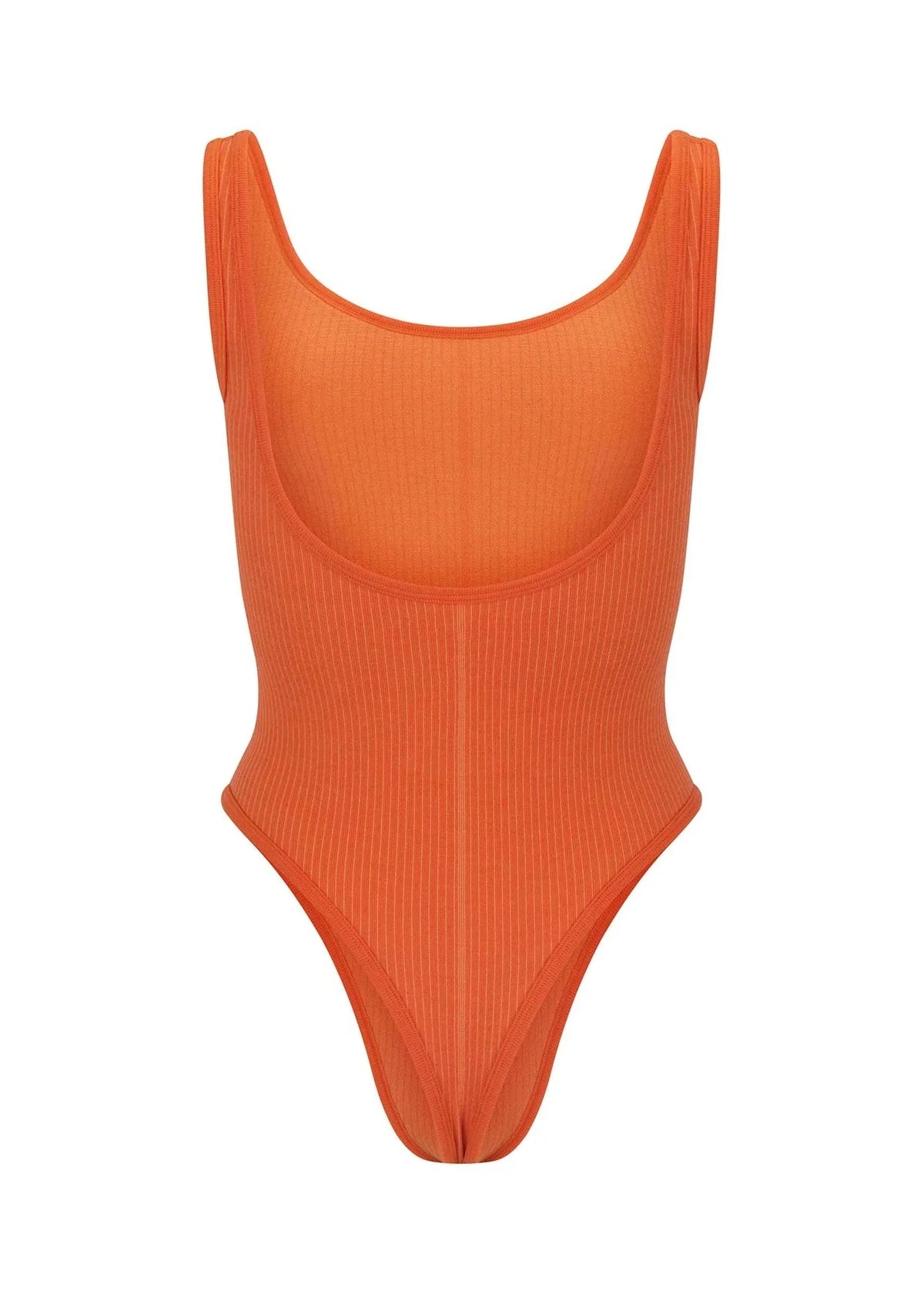 Nagnata // Classic Wool Bodysuit / Papaya Womens Nagnata 