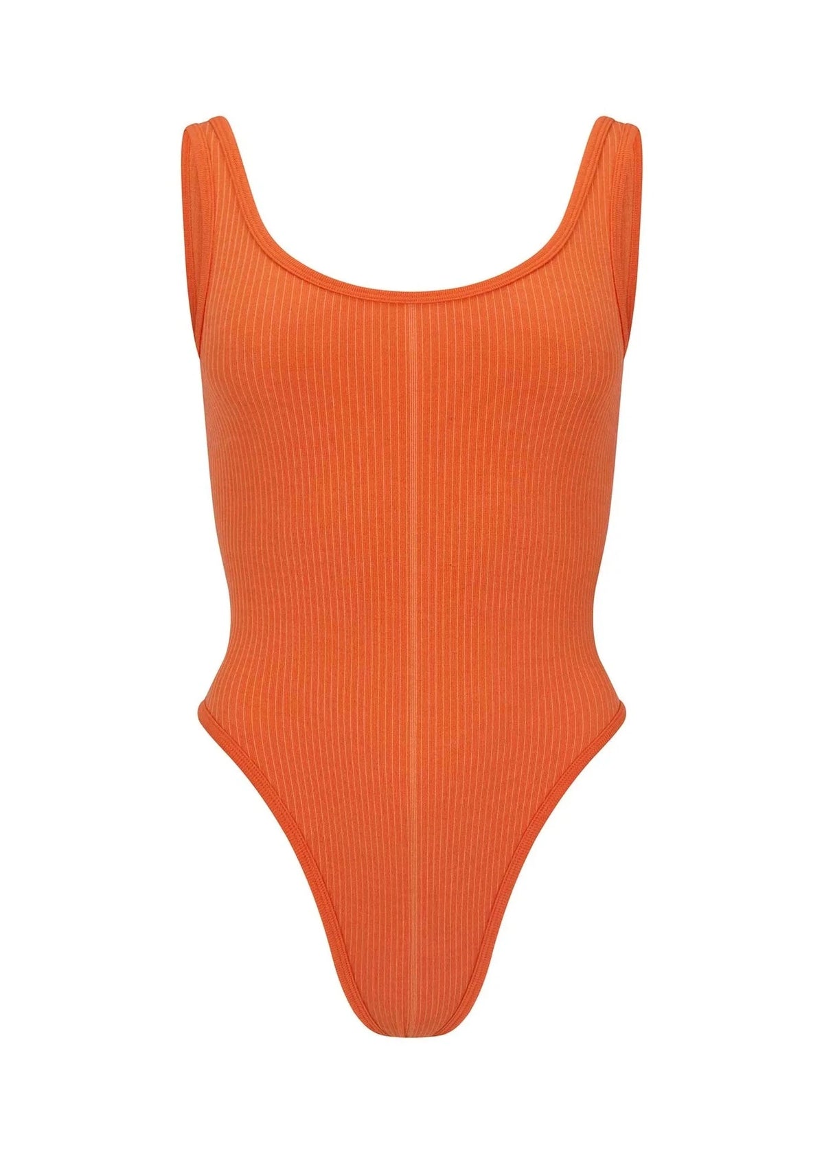Nagnata // Classic Wool Bodysuit / Papaya Womens Nagnata 