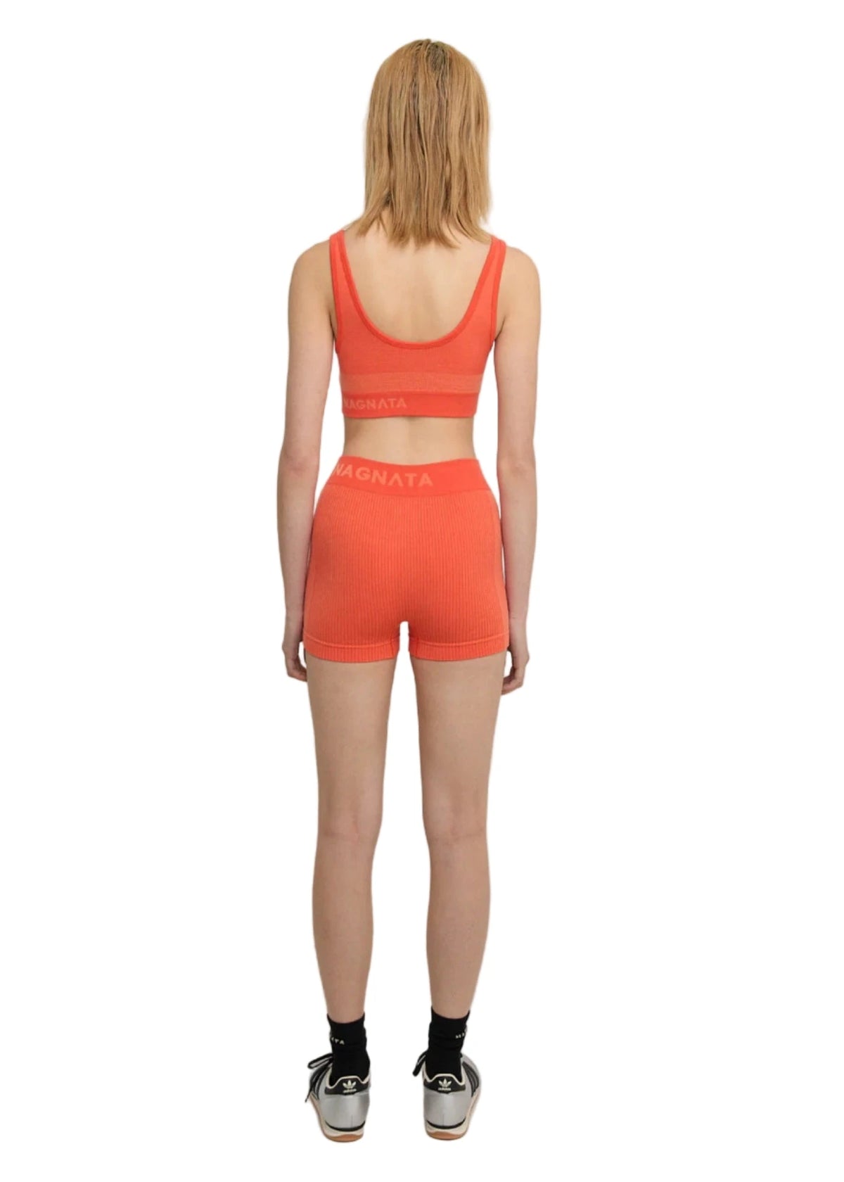 Nagnata // Classic Wool Micro Short / Papaya Womens Nagnata 