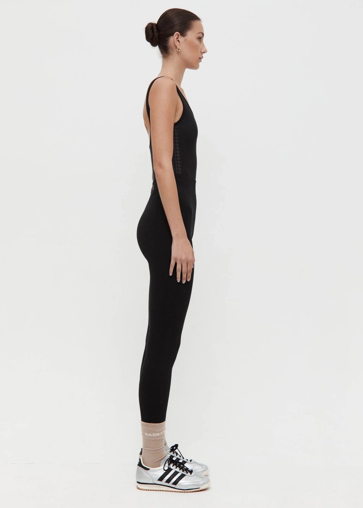 Nagnata // Classic Wool Rib Legging / Black Womens Nagnata 